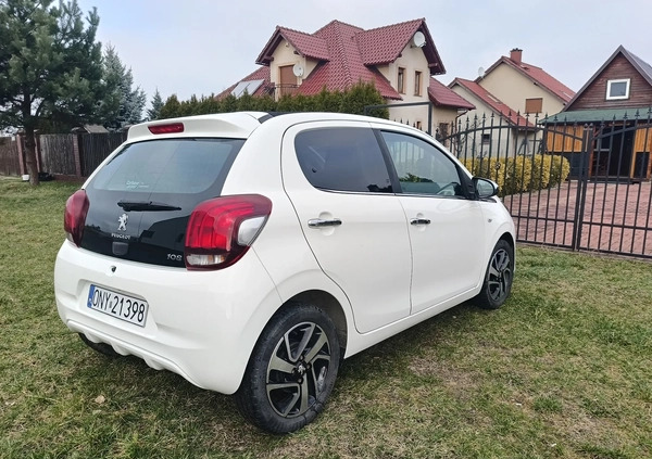Peugeot 108 cena 34500 przebieg: 65000, rok produkcji 2017 z Nysa małe 79
